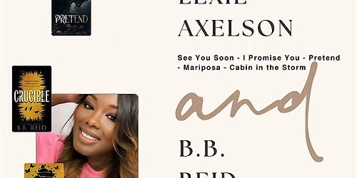 Lexie Axelson and B.B. Reid Signing Event
