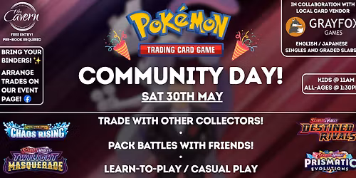 Pokemon Community Day - The Cavern Gloucester
