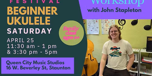 Ukulele Club Workshop @ QCMS: Queen City West Arts & Culture Fest