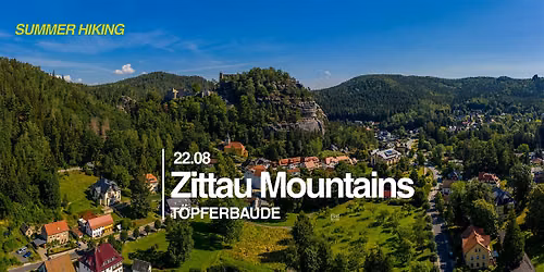 Hiking at Zittau Mountains - T\u00f6pferbaude
