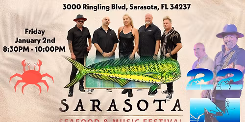 22N LIVE at Sarasota Seafood Festival