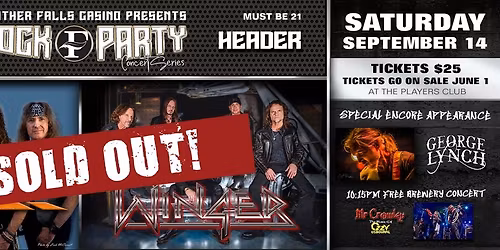 Winger at Devon Lakeshore Amphitheater