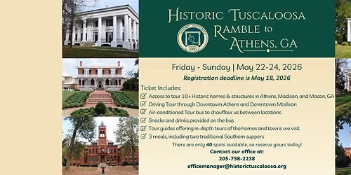 2026 Ramble to Athens, Georgia