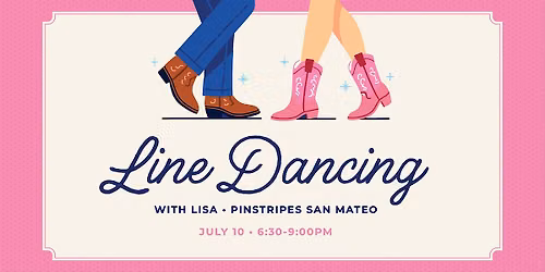 Dine & Dance - Line Dancing - Pinstripes, San Mateo, CA