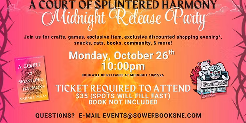ACOTAR Book #6 - Midnight Release - A Court of Splintered Harmony