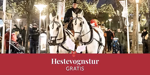 Gratis hestevogn og hyggelig julemusik