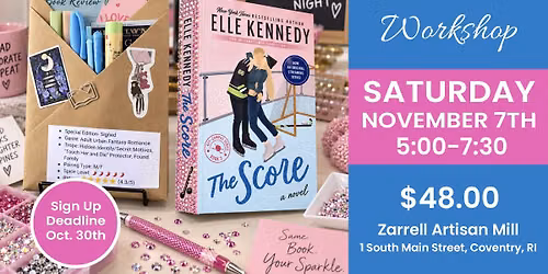 Blind Date with a Book + Bedazzel Workshop