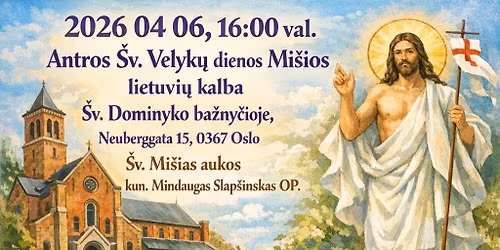 Antros \u0160v. Velyk\u0173 dienos Mi\u0161ios lietuvi\u0173 kalba