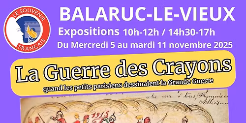 Souvenir Fran\u00e7ais - Expositions - Conf\u00e9rence