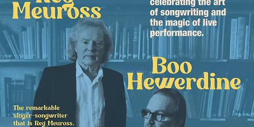 Reg Meuross & Boo Hewerdine at the Acoustic Tearoom