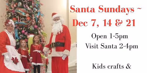 Santa Sundays at Mead Museum Hall of Trees