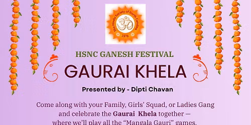 Gauri Khela During HSNC Ganesh Festival