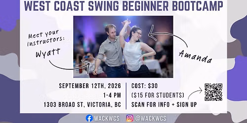 West Coast Swing Beginner Bootcamp