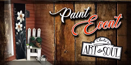 White Flower Porch Leaner Paint Event @ The Mindful Oasis Chambersburg, PA