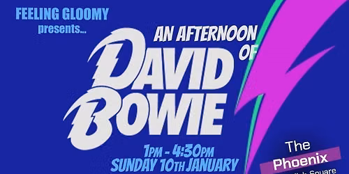 An Afternoon of David Bowie - Sun 10th January, 1pm-4:30pm