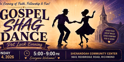 RSC's Gospel Shag Dance Pot Luck Evening