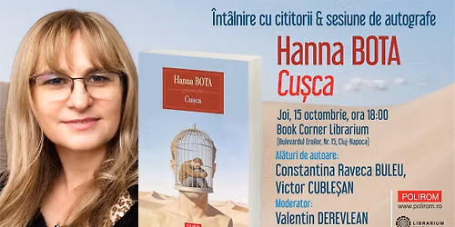 Hanna Bota la Book Corner