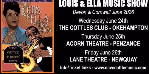 Louis & Ella Music Show : Devon & Cornwall June 24\/25 & 26