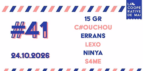 Show Case Club #41 \/ La Coop\u00e9rative de Mai