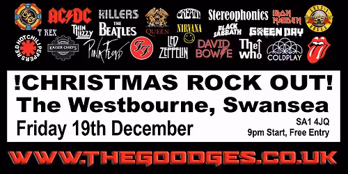 The Goodges Christmas Rock Out live @ The Westbourne, Swansea. SA1 4JQ
