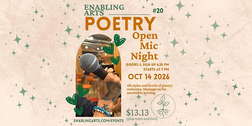 Enabling Arts' Poetry Open Mic