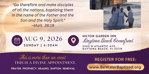 Sunrise Water Baptism!!