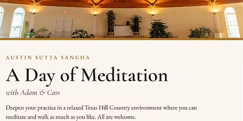 One Day Meditation Retreat at The Driftwood Dome.