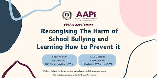 Recongising the Harm of School Bullying & Learning How to Prevent It (City)