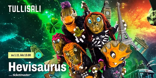 Hevisaurus | su 1.11.2026 | Tullisali, Oulu