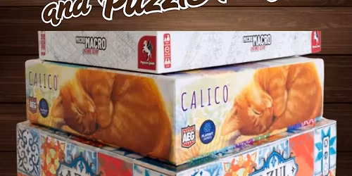 Used Board Game and Puzzle Drop Off Day!