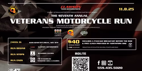 7th Annual Veterans Motorcycle Run