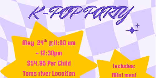 K-Pop Party! Tom\u2019s River Location