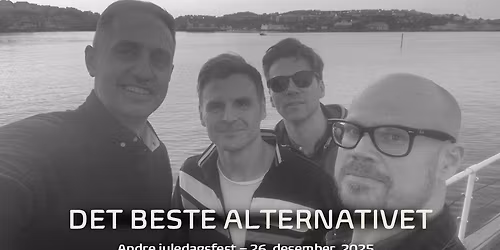 Det Beste Alternativet \/ 2' juledagsparty \/\/ Kulturfabrikken