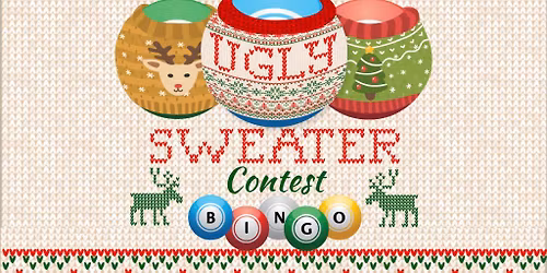 Ugly Christmas Sweater Bingo Night with the Savory and Sweets Food Truck