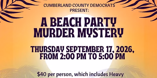 A Beach Party Murder Mystery