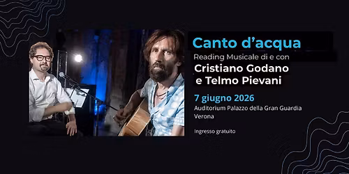 Canto d\u2019Acqua - Cristiano Godano e Telmo Pievani | Festival dell'Acqua