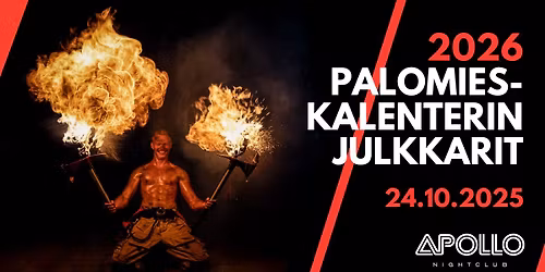 Palomieskalenteri 2026 julkkarit