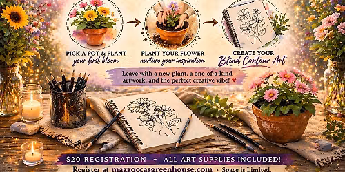\ud83c\udf19\u2728 The First Bloom Blind Contour Workshop