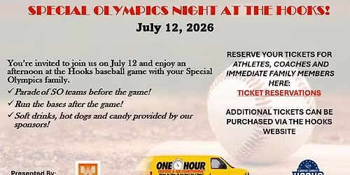 Special Olympics Day at the Hooks!