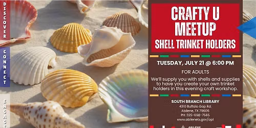 Crafty U: Shell Trinket Holders (South Branch)