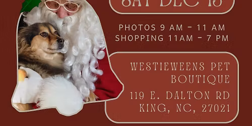 Pictures with Santa Paws at WestieWeens