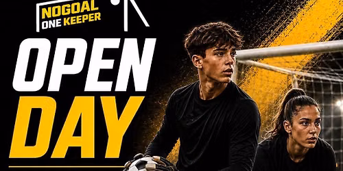 NOGOAL. ONE KEEPER. OPEN DAY!