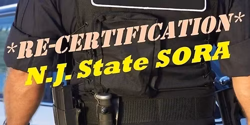 New Jersey State SORA *RECERTIFICATION*