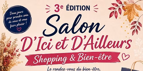 3e Salon Shopping et Bien-\u00eatre de Pleumeleuc 35137 les 24 et 25 Octobre 2026