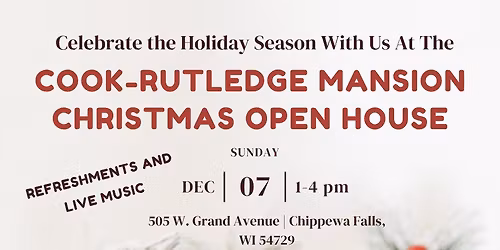 Cook-Rutledge Mansion Christmas Open House