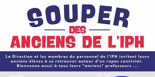 Souper des anciens de l'IPH
