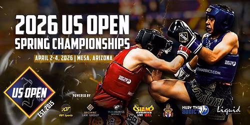 2026 US Open Muaythai Spring Championships 