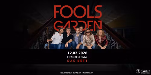 FOOLS GARDEN \/\/ 30 Jahre "Dish Of The Day"-Tour 2026 \/\/ 12.02.2026 \/\/ Frankfurt, Das Bett