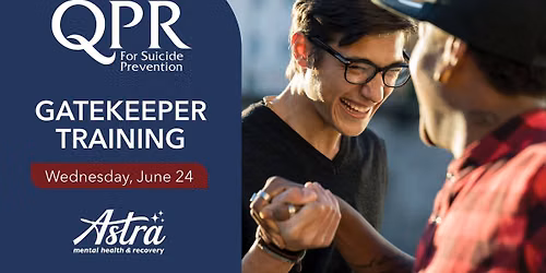 FREE Suicide Prevention QPR Gatekeeper Training