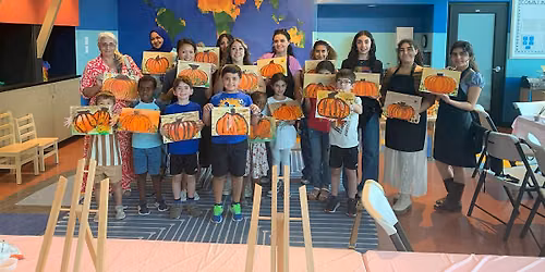 Paint a Thanksgiving Pumpkin On Canvas